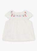 T-Shirt aus Jersey mit Blumenstickereien FALESLI / 23E1BFC1TEE001