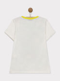 Weißes kurzärmeliges T-Shirt ROSIAGE / 19E3PGM3TMC001