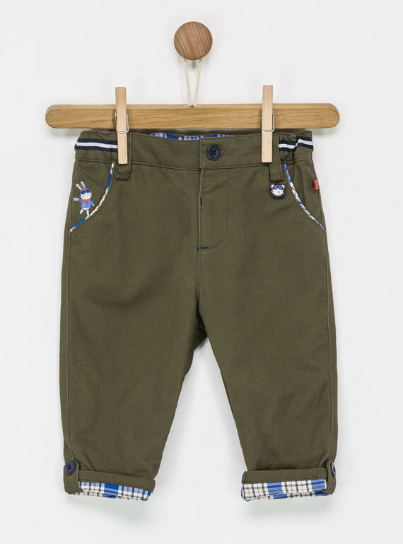 Dark kaki pants PAOWEN / 18H1BGK1PAN609
