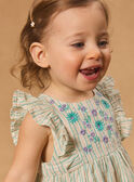 Gestreiftes Kleid mit Glanzgarn MAPATRICIA / 25E1BFO1ROB001
