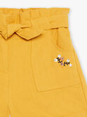 Senfgelbe Shorts aus Baumwolle und Leinen FOSHOETTE 2 / 23E2PFP2SHOB106
