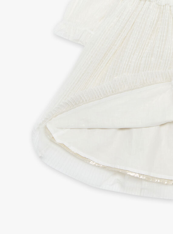 Plissee-Kleid aus Tüll DAEFETTE / 22H2PF61ROB005