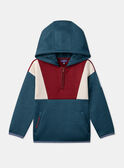 Dreifarbiger Hoodie LAROAGE / 24H3PGR1SWE714