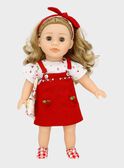 Flißendes Outfit mit Obstdruck für die Puppe Adèle TATENU4 / 20EZENH1TEN050