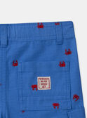 Bermuda-Shorts mit Krebs-Motiv MLUCRABAGE / 25E3PGQ3BER701