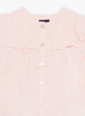 Nudefarbene Bluse aus doppelter Baumwollgaze FAURSULA / 23E1BFP1CHED319