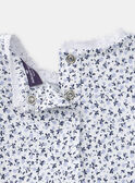 Set mit Body und Schürzenkleid in Blau und Ecru LACELIA / 24H1BFJ1ENS001