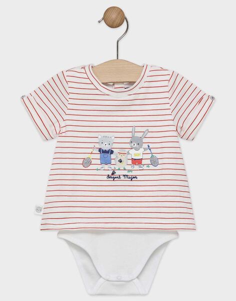 Baby Body T Shirt Fur Jungen Ecrufarben Und Rot Gestreift Online Kaufen Die Bluhenden e Sergentmajor