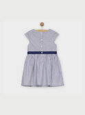 Marineblaues Kleid RYCACETTE / 19E2PFT2ROB070