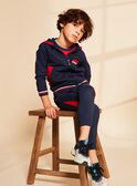Kapuzen-Sweatshirt mit Stickerei M in marineblau FRIBORAGE / 23E3PGJ3JGH070