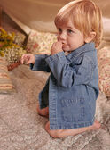Baby Junge blaue Jeansjacke CAOSCAR / 22E1BGJ1GILP272
