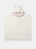 Badeponcho mit Kapuze in Ecru  MRUCAPETTE / 25E4PFC3CDB001
