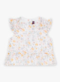 Baby Mädchen Blümchenmuster und Rüschenbluse CYAMELIE / 22E1BF11CHE001