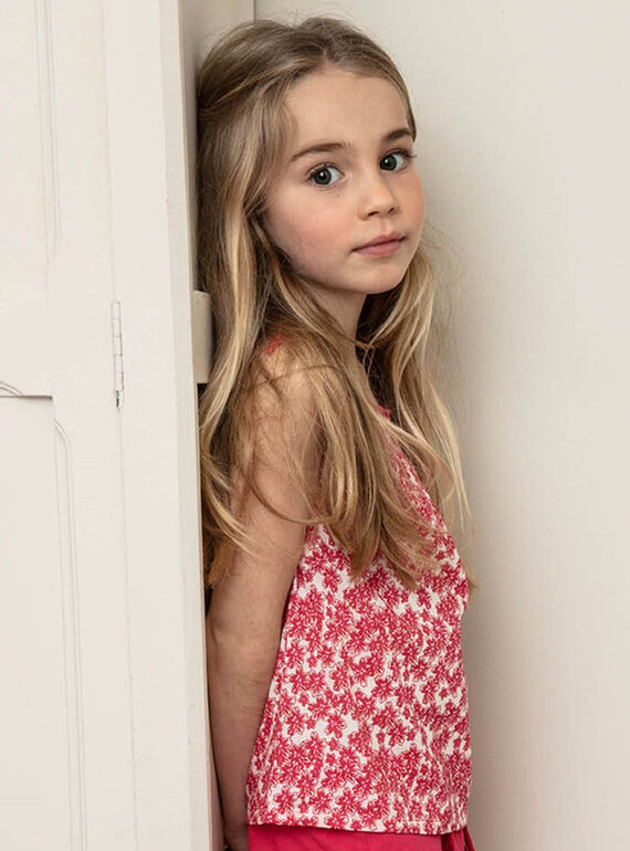 Rosa Tank Top Kind Mädchen ZLYNETTE1 / 21E2PFL2DEB304
