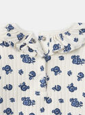 Langärmeliger Body mit Blumenmuster MADANNA / 25E1BF82BOD114