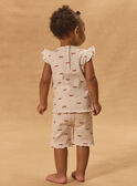 Set aus T-Shirt und Radlerhose mit Leopardenmuster MAZIRA / 25E1BFR1ENS808