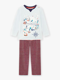 Gestreiftes Pyjama-Set aus Samt für Jungen BIPOLAGE / 21H5PG74PYJ213