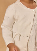 Cardigan aus Lochstrick mit Schleifen MAFANNY / 25E1BFL1CAR001