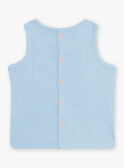 Baby Junge blaues Tank-Top mit Surf-Motiv CAYVAN / 22E1BGV2DEBC218