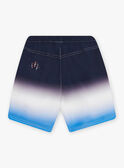 Blau gestreifte Badeshorts Kind Junge CYMAILLAGE / 22E4PGO3MAI622