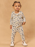 Langärmeliger Body mit Blumenmuster MADANNA / 25E1BF82BOD114