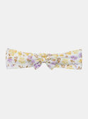 Haarband mit Blumenmuster KALISE / 24E4BFD1BAN001