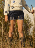 Bestickte Shorts MEBRODETTE / 25E2PF81SHOC214