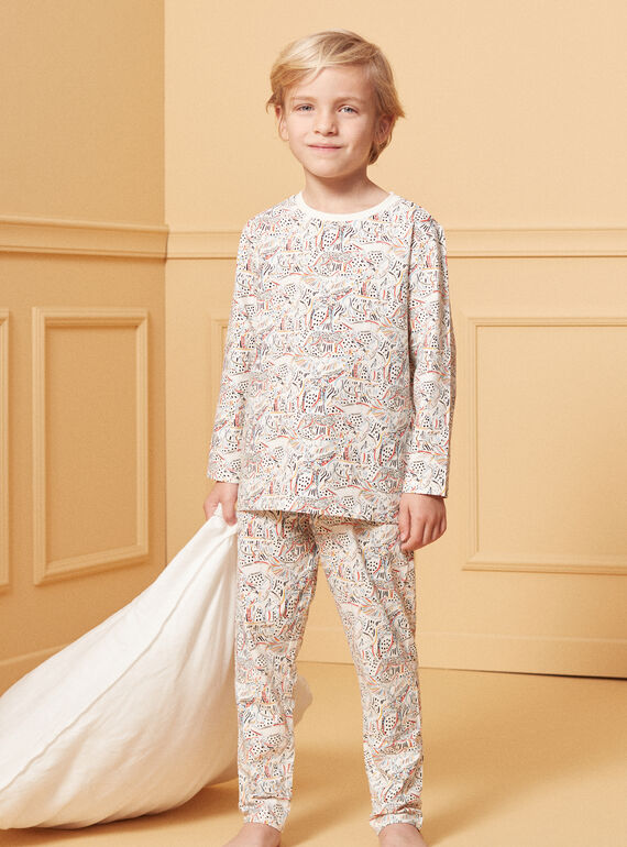 Pyjama aus Jersey mit Savannenmotiv LUIBAGE / 24H5PG33PYJ001
