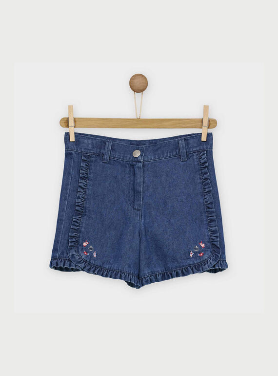Jeansblaue Shorts RABELETTE / 19E2PF41SHO704