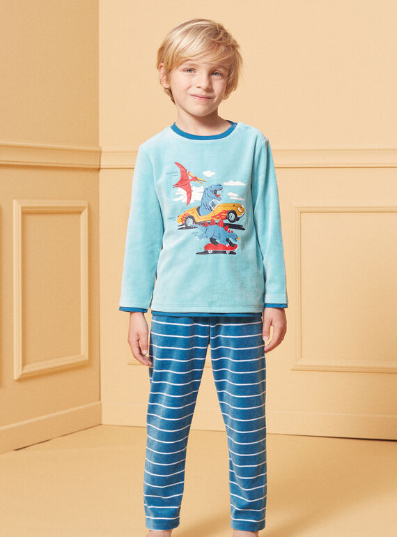 Pyjama aus Nicki mit Dino-Motiv LUIRIAGE / 24H5PG35PYJC242