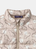 2-in-1-Parka mit langen Ärmeln in Braun oder Beige mit Bärenprint, Baby, Jungen NINATHAN / 25H1BGE1PAR816