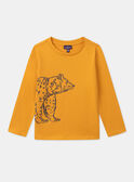 Yellow TEE SHIRT LS LYTICHAGE / 24H3PGO1TML107