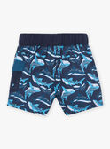 Navyblaue Badeshorts mit Haiprint KLUSAGE / 24E4PGG5MAIC234