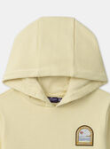 Straw yellow SWEAT SHIRT MLABAGE / 25E3PGK1SWE104