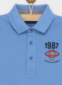 Blaues Polohemd ROGIAGE / 19E3PGH1POL706