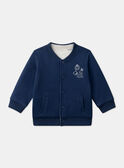 Wendbare Weste in Blau und Ecru LADRISTO / 24H1BGJ1GILC230