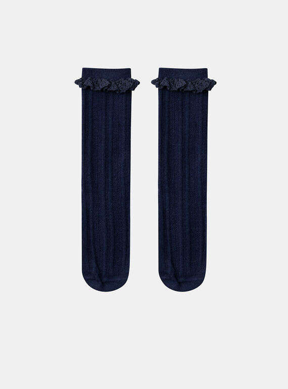 Marineblaue Socken LACORALIE / 24H4BFJ1SOQ070