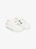 Weiße Sneakers mit Flugzeugstickerei FEBASKAGE / 23N10PG21D16000