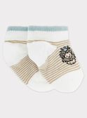 Kurze Socken beige RYBIBOU / 19E4BGR1SOB806