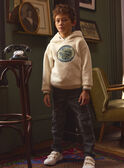 Kapuzen-Sweatshirt Schaffell-Imitat LADOTAGE / 24H3PGQ1SWE811