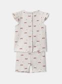 Set aus T-Shirt und Radlerhose mit Leopardenmuster MAZIRA / 25E1BFR1ENS808