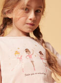 Samtpyjama mit Ballerinas LUICLETTE / 24H5PF34PYJ311