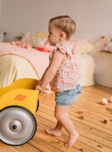 Baby Mädchen blaue Jeansshorts CAPHILIPA / 22E1BFM1SHOP272