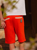Orangefarbene Bermuda-Shorts mit Taschen KLEPLAGE / 24E3PGO1BER400