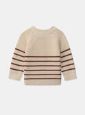 Gestreifter Pullover mit Löwe MAANTOINE / 25E1BG71PUL114
