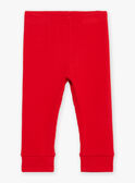 Rotes Set aus Sweatshirt, Mütze und Leggings aus Kunstfell GAULIN / 23H1BGN1ENS502