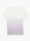 Krawatten- und Farbstoff-T-Shirt mit Wüstenmuster FLAMIAGE / 23E3PGO2TMC001