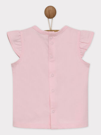 Rosa kurzärmeliges T-Shirt RATALIA / 19E1BFP1TMC321