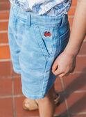 Bermuda-Shorts mit Hai-Motiv MLUOCHAGE / 25E3PGQ2BERP272