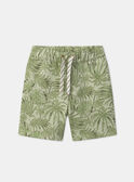 Bermudashorts mit Blatt-Motiv MLEFORTAGE / 25E3PGO3BERG600